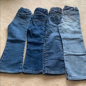 Lot of girls size 4 jeans